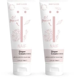 Naïf Billencrème Met Zink - Parfumvrij - Baby En Kids - 2 X 75ml - Met Natuurlijke Ingrediënten