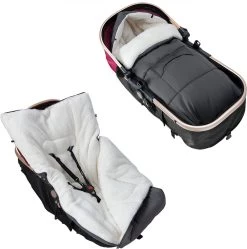 Monzana Voetenzak - Voor Kinderwagen Of Stoeltje - 93x56cm Grijs -Babyproducten 1190x1200 12