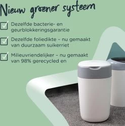 Tommee Tippee Twist & Click Milieuvriendelijke Luieremmer Navulling - Duurzaam Geproduceerde Greenfilm - 3 Stuks -Babyproducten 1190x1200 27