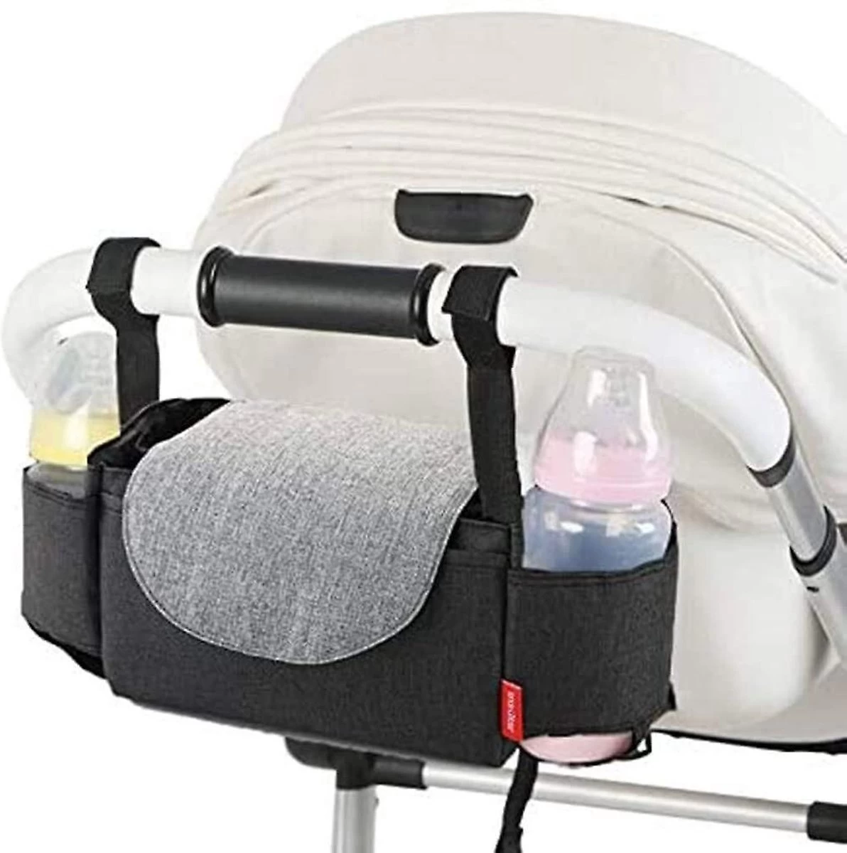 BOTC Kinderwagen Organizer - Buggy Tas Organizer - Wandelwagen Organizer - Luiertas - Telefoonhouder 7 BOTC Kinderwagen Organizer - Buggy Tas Organizer - Wandelwagen Organizer - Luiertas - Telefoonhouder - Afbeelding 5