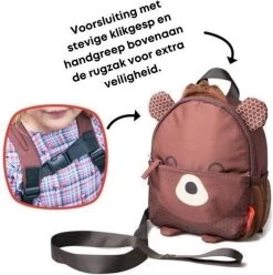 Kindertuigje Met Looplijn - Rugzak Voor Peuter & Kleuter - Tuigje Kind - Rugzaktuigje - Beer -Babyproducten 1195x1200 16
