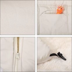 Monzana Kinderwagen Voetenzak Beige | Teddy | Maxi-Cosi | Met Opbergtas 33 Monzana Kinderwagen Voetenzak Beige | Teddy | Maxi-Cosi | Met Opbergtas -Babyproducten 1196x1200 10