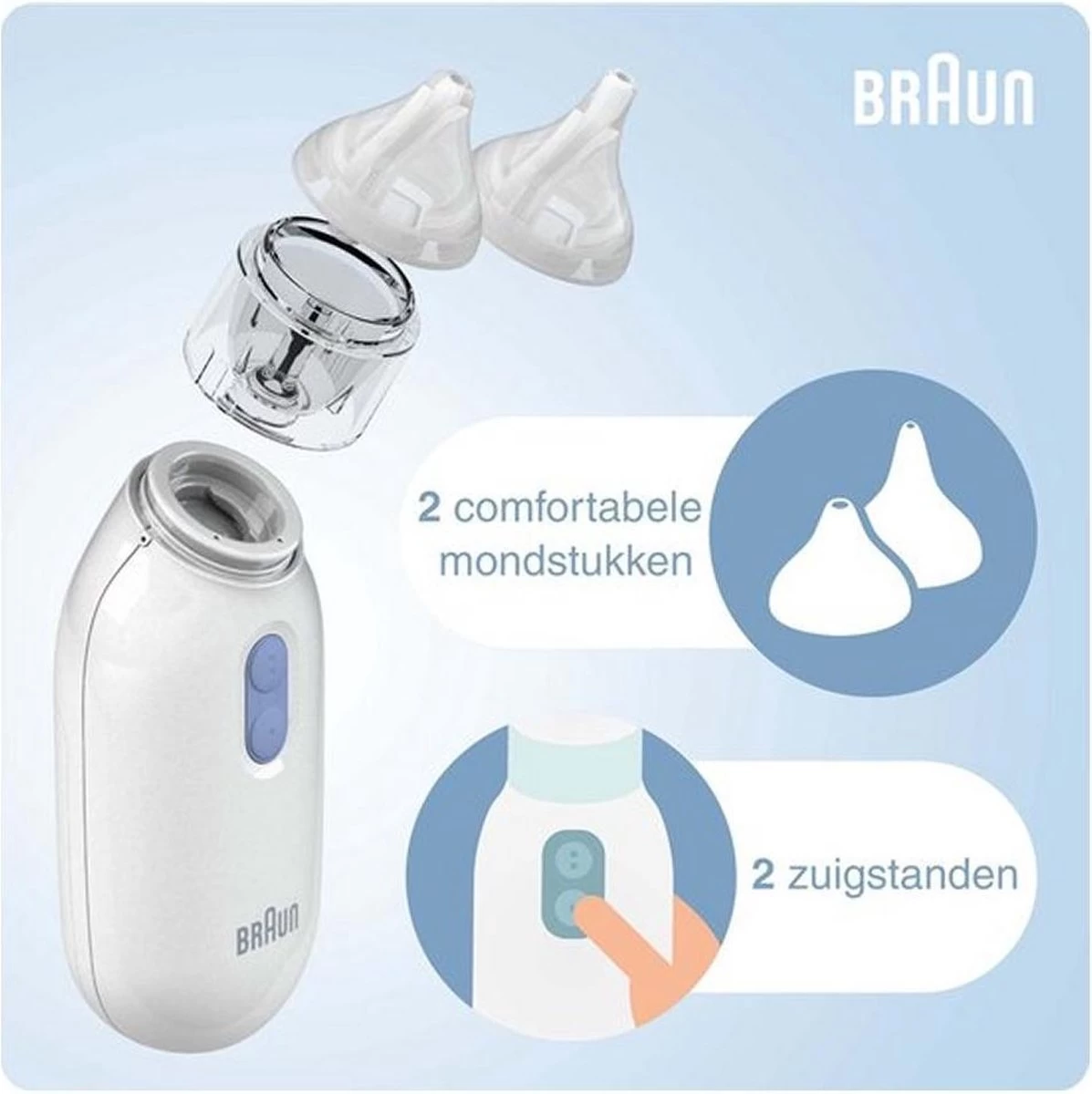 Braun Neusreiniger Voor Baby's 4 Braun Neusreiniger Voor Baby's - Afbeelding 2