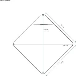 Koeka Baby Badcape Dijon Daily - 100x100cm - Groen -Babyproducten 1197x1200 41