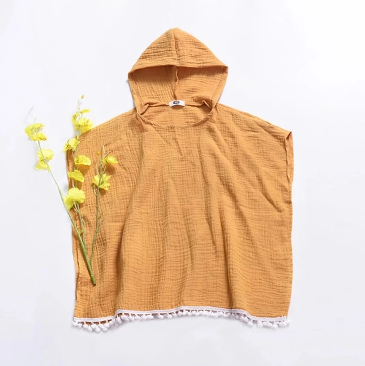 Merkloos Hydrofiele Badcape Blauw Voor 0-2 Jaar 5 Merkloos Hydrofiele Badcape Blauw Voor 0-2 Jaar - Afbeelding 3