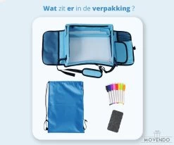 ‘’MOVENDO’’ Reistafel Voor Auto Kinderen – Autotafel – Speeltafel Auto – Travel Tray – Tekentafel – Opvouwbaar Met Tablethouder - Blauw -Babyproducten 1200x1000 8