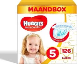 Huggies Luiers - Maat 5 (11 Tot 25 Kg) - 126 Stuks - Voordeelverpakking -Babyproducten 1200x1007 4
