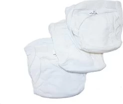 Merkloos Wasbare Luier - Katoen - 10 Pack - Luierbroekje - Drukknoopjes - Zacht En Sterk - Duurzame Luier