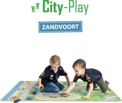 Speelkleed Circuit Van Zandvoort City-Play - Autokleed - Verkeerskleed - Speelmat Zandvoort - Vloerkleed Baby - Vloerkleed Kinderkamer - Formule 1 Max Zandvoort -Babyproducten 1200x1016