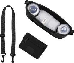 Lionelo Little Cube - Buggy Organizers - Twee Vakken Voor Flessen - Eenvoudig Te Reinigen - Universeel Design -Babyproducten 1200x1018 5