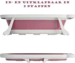 Babybadje - Peuterbadje - Opvouwbaar - Incl. Baby Badkussen - 84 Cm Lang - 0 Tot 3 Jaar - Roze -Babyproducten 1200x1022 6