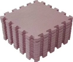 BabyDan Speelmat Vierkant Tegels 90 X 90 Roze