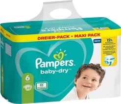 Pampers® Pampers - Baby Dry - Maat 6 - Mega Pack - 82 Luiers -Babyproducten 1200x1032 6
