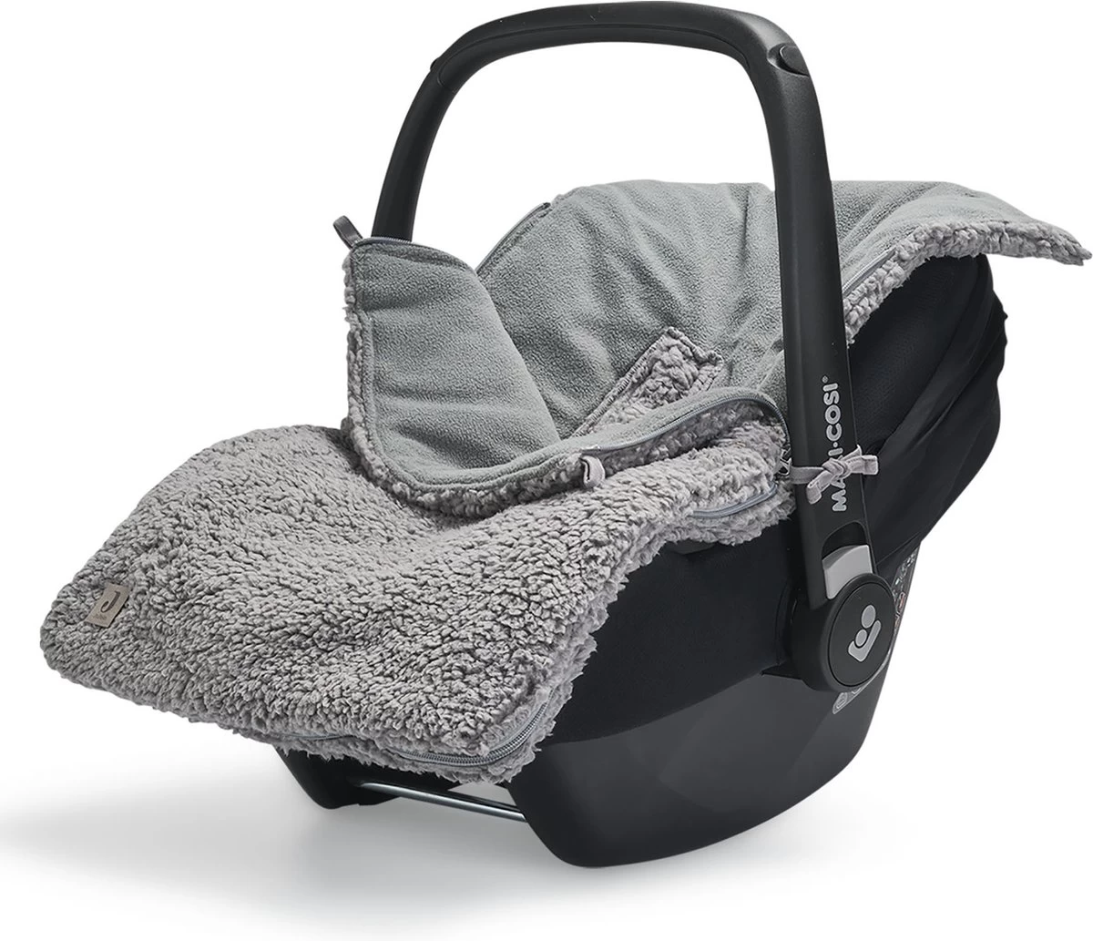Jollein Voetenzak Voor Autostoel & Kinderwagen - Teddy - Storm Grey 15 Jollein Voetenzak Voor Autostoel & Kinderwagen - Teddy - Storm Grey - Afbeelding 13