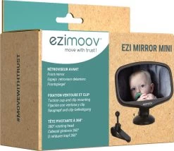 EZI MIRROR MINI - Auto Spiegel Baby - Met Klem En Zuignap - Klein Formaat - Bevestig Op Ruit Of Aan Zonneklep -Babyproducten 1200x1040 2