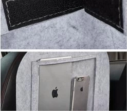 Case2go - Auto Organizer Met Tablet Houder - Autostoel Organizer Met Telefoonhouder En Bekerhouder Auto - Licht Grijs -Babyproducten 1200x1047 2