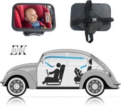 Merkloos EK Boutique 'autostoel Spiegel' 'Autospiegel Baby 360°' 'Achterbankspiegel Kinderen' 'Baby Veiligheid Accessoires' 'Kinderspiegel' 'Autospiegel Baby Verstelbaar' -Babyproducten 1200x1048 1