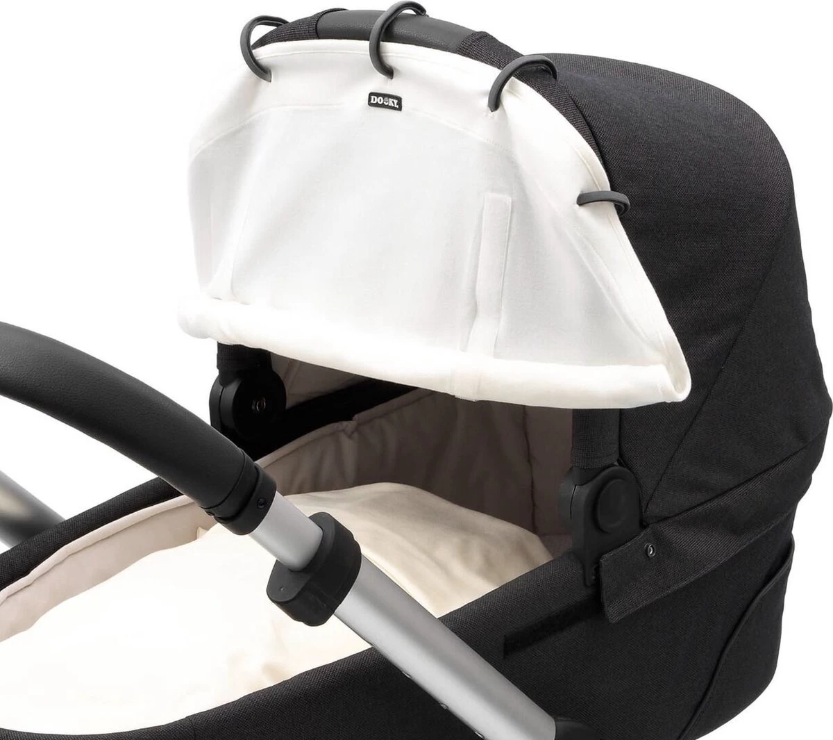 Dooky Universal Cover Zonnescherm Kinderwagen - Crème 10 Dooky Universal Cover Zonnescherm Kinderwagen - Crème - Afbeelding 8