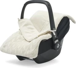 Jollein Voetenzak Voor Autostoel & Kinderwagen - Spring Knit - Ivory -Babyproducten 1200x1071 2