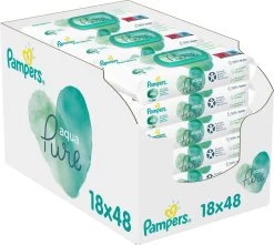Pampers® Pampers - Aqua Pure - Billendoekjes - 2592 Doekjes - 54 X 48 -Babyproducten 1200x1074 7