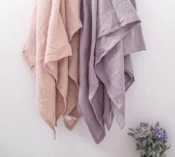 Hydrofiele Doek XL 120x120cm Lila - Luxueuze Kwaliteit - 100% Zacht Katoen - Hydrofiele Luiers - Swaddle - Inbakerdoek - Wikkeldeken- Omslagdoek Baby - Bad -Babyproducten 1200x1080 10