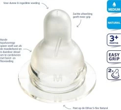 Difrax Flessenspeen Natural - Maat Medium - 2 Stuks -Babyproducten 1200x1082 9