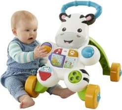 Fisher Price Fisher-Price Loop Met Mij Zebra - Looptrainer -Babyproducten 1200x1086