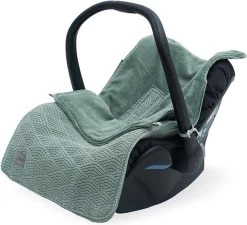 Jollein Voetenzak Voor Autostoel & Kinderwagen - River Knit - Ash Green -Babyproducten 1200x1095 10