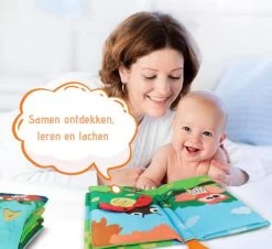 Tumama® Knisperboekje Baby Eerste Jaar “Dieren Vleugels“ Voelboekje - Sinterklaas Kerst Cadeau - Educatief Voel Knisper Boek Speelgoed -Babyproducten 1200x1096