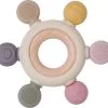 Merkloos Bijtring - Bijtspeelgoed - BPA Vrij - Siliconen - Baby Speelgoed - Roze -Babyproducten 1200x1099 1