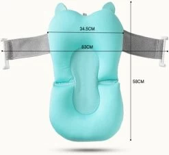 Babybadje - Peuterbadje - Opvouwbaar - Blauw - Incl. Baby Badkussen - 84 Cm Lang - 0 Tot 5 Jaar - Blauw -Babyproducten 1200x1100 4