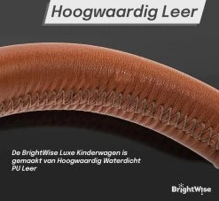 Merkloos BrightWise® Luxe Kinderwagen 3 In 1 Voldoet Aan Alle Europese Veiligheidscertificaten - Wandelwagen - Kinderwagen 3-in-1 Incl Autostoel - Kinderwagen Maxi Cosi – Buggy 3 In 1 - Newborn - Leer - Bruin 26 Merkloos BrightWise® Luxe Kinderwagen 3 In 1 Voldoet Aan Alle Europese Veiligheidscertificaten - Wandelwagen - Kinderwagen 3-in-1 Incl Autostoel - Kinderwagen Maxi Cosi – Buggy 3 In 1 - Newborn - Leer - Bruin -Babyproducten 1200x1101 5