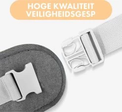 Deryan Pack Light Luxe Heupdrager - Ergonomische Draagzak + Opbergvakjes Grijs -Babyproducten 1200x1104 6