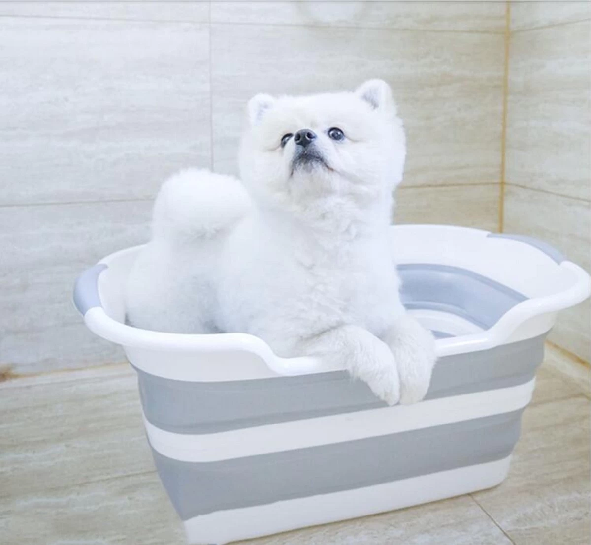 Merkloos Baby Badje Opvouwbaar - Multifunctioneel - Wasmand - Opbergmand - Speelgoed Opslag - Babybadje 8 Merkloos Baby Badje Opvouwbaar - Multifunctioneel - Wasmand - Opbergmand - Speelgoed Opslag - Babybadje - Afbeelding 6