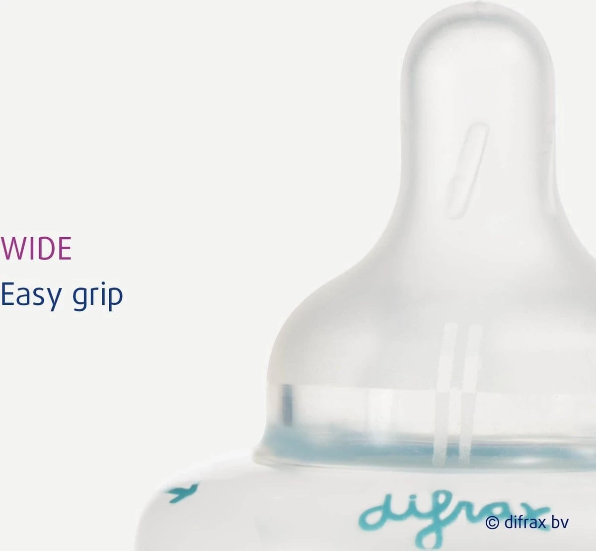 Difrax 1-2-3 Natural Flessenring Met Flessenspeen Voor Smalle Babyflessen 6 Difrax 1-2-3 Natural Flessenring Met Flessenspeen Voor Smalle Babyflessen - Afbeelding 4