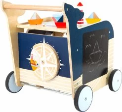 Baby Walvis Loopwagen - Houten Speelgoed Vanaf 1 Jaar -Babyproducten 1200x1110