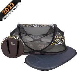 Deryan Baby Luxe Campingbedje – Inclusief Zelfopblaasbare Matras - Zoo