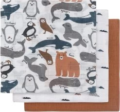 Jollein Hydrofiel Multidoek 70x70cm - Savannah - 3 Stuks -Babyproducten 1200x1113 14