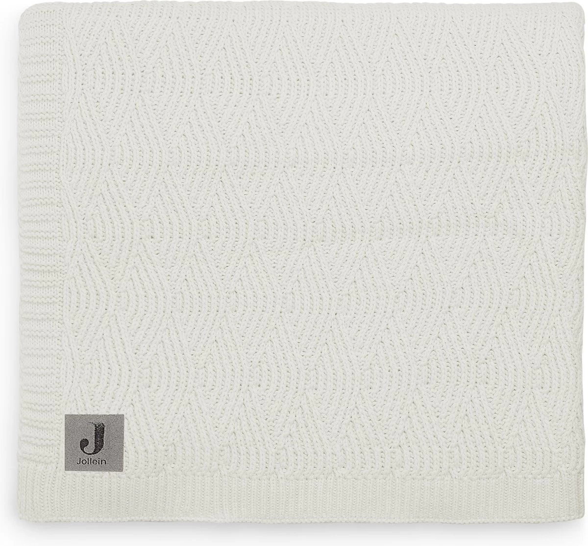 Jollein Baby Deken Wieg 75x100cm River Knit - Cream White/Coral Fleece 11 Jollein Baby Deken Wieg 75x100cm River Knit - Cream White/Coral Fleece - Afbeelding 9