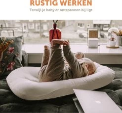 Tubudu Baby Snuggle® Organisch Babynestje - Inclusief Gratis Draagtas En Tencel Cover - Luxe Baby Lounger - Kraampakket - Natuurlijk Materiaal - Wit -Babyproducten 1200x1116 10