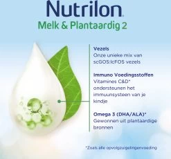 Nutrilon Melk & Plantaardig 2 - Opvolgzuigelingenvoeding 6-12 Maanden - 800 Gram -Babyproducten 1200x1118 10