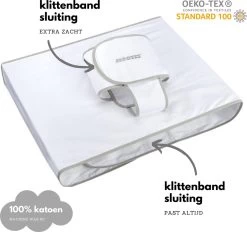 Snoozzz Slaapwikkel Regular - Baby Slaaphulp - Voorkomt Voorkeurshouding - Geschikt Voor Wieg En Ledikant - 0+ Maanden - Wit/Grijs - 180 X 50 Cm -Babyproducten 1200x1126 13