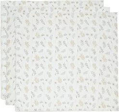 Jollein Hydrofiel Multidoek Meadow 70x70cm - Chestnut - 3 Stuks -Babyproducten 1200x1126 20