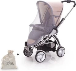 Universele Klamboe – Muggen- & Insectengaas Babybed – Muskieten En Muggennet – Voor Ledikant Kinderwagen Campingbedje – Wit -Babyproducten 1200x1126 5