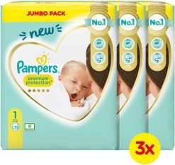 Pampers® Pampers Premium Protection Maat 1 (2-5kg) - 216 Luiers 25 Pampers® Pampers Premium Protection Maat 1 (2-5kg) - 216 Luiers -Babyproducten 1200x1131 9
