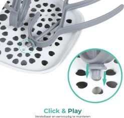 Nutrea EasyDry – Flessen Droogrek Baby – Afdruiprek Babyfles – Droogrek Voor Flessen – Inclusief Lekbak – Grijs/Wit -Babyproducten 1200x1144 13