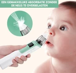 SP Lifestyle ® Neusreiniger Baby - Elektrische Neuszuiger Met USB - Snoetenpoetsers - Snotzuiger Baby - 6 Verschillende Standen -Babyproducten 1200x1146 11
