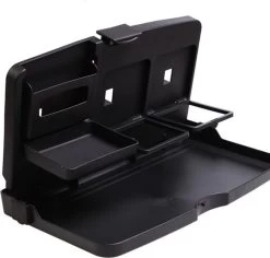 TDR- Universele Auto Eettafel Voor De Achterbank, Veelzijdig Inklapbaar, Met Beker- En Flessenhouder, Organizer Voor Mobiele Telefoon Voor In De Auto - Zwart -Babyproducten 1200x1148 3