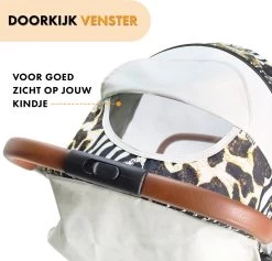 Deryan Luxe Rolo Luxe Lichtgewicht Buggy - Zoo Creme -Babyproducten 1200x1150 7