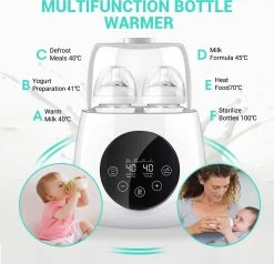 Merkloos Flessenwarmer - Flessenwarmer Onderweg - Verwarming - Baby Bottle Warmer [UPGRADE] -Babyproducten 1200x1156 26